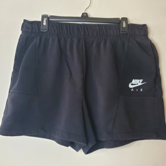 Womens Nike Fleece Shorts Size Extra Large Black - Picture 5 of 15